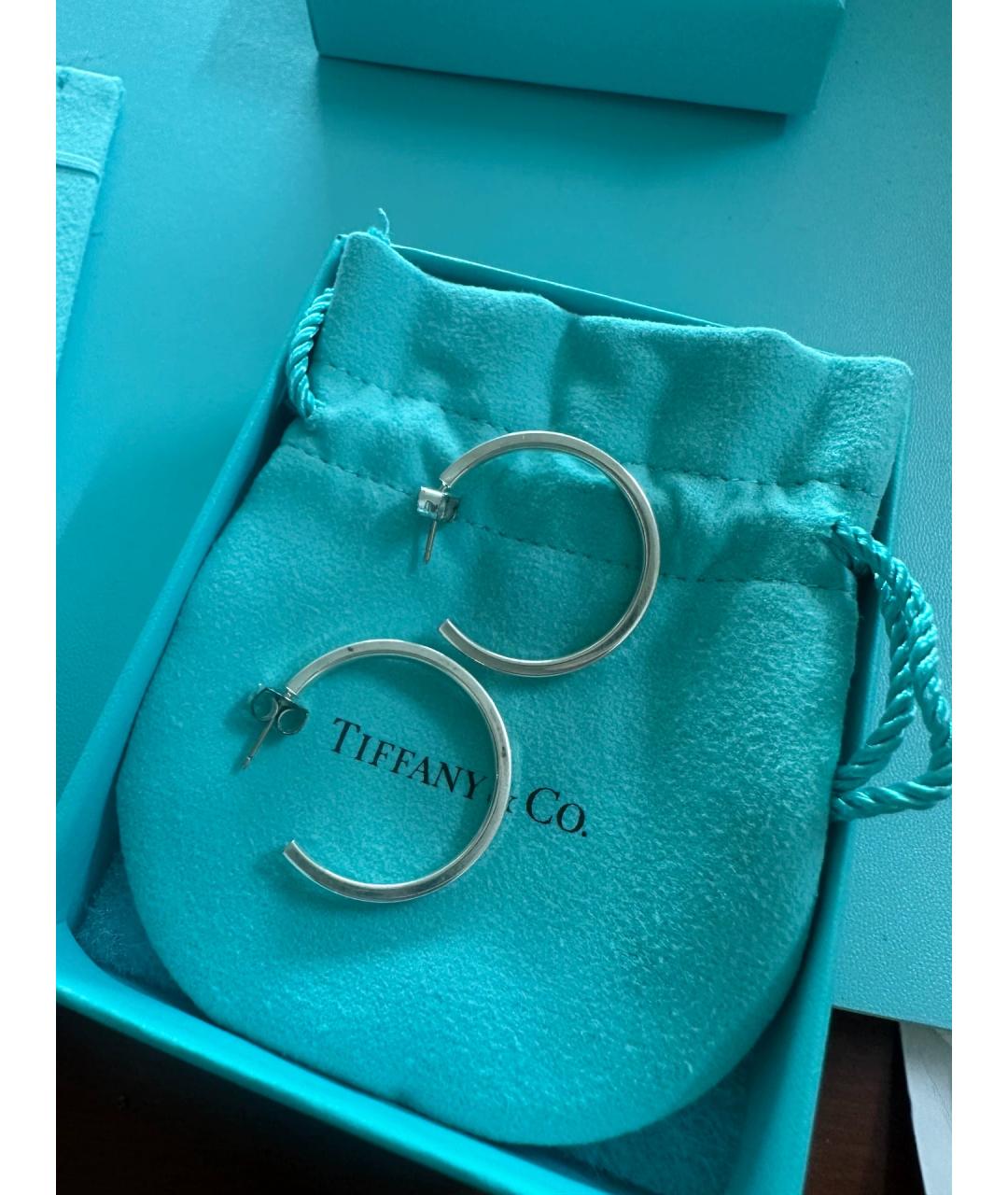 TIFFANY&CO Серебряные серебряные серьги, фото 3