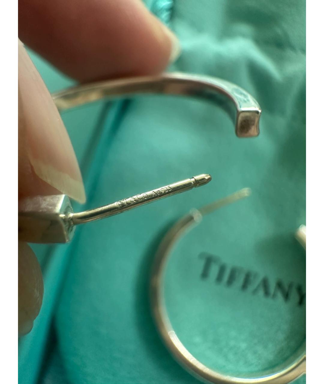TIFFANY&CO Серебряные серебряные серьги, фото 4