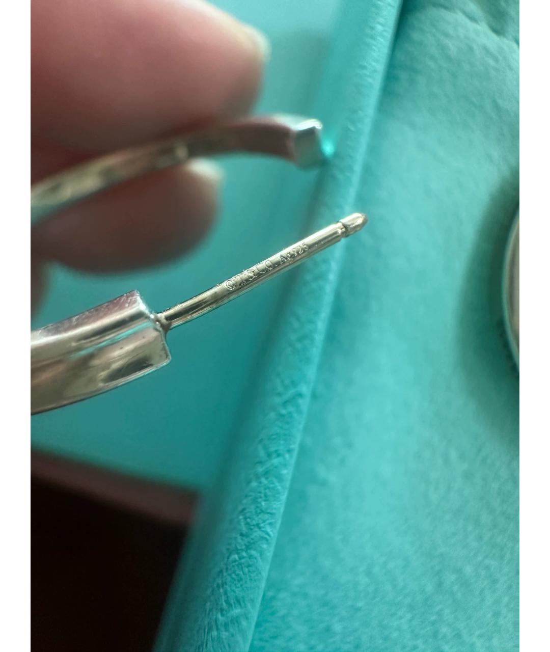TIFFANY&CO Серебряные серебряные серьги, фото 6