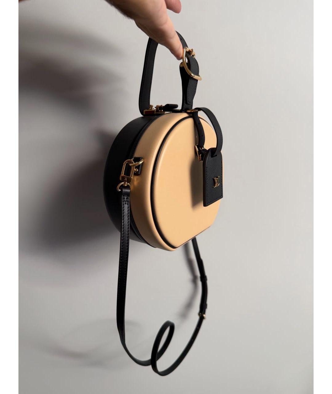LOUIS VUITTON Кожаная сумка с короткими ручками, фото 2