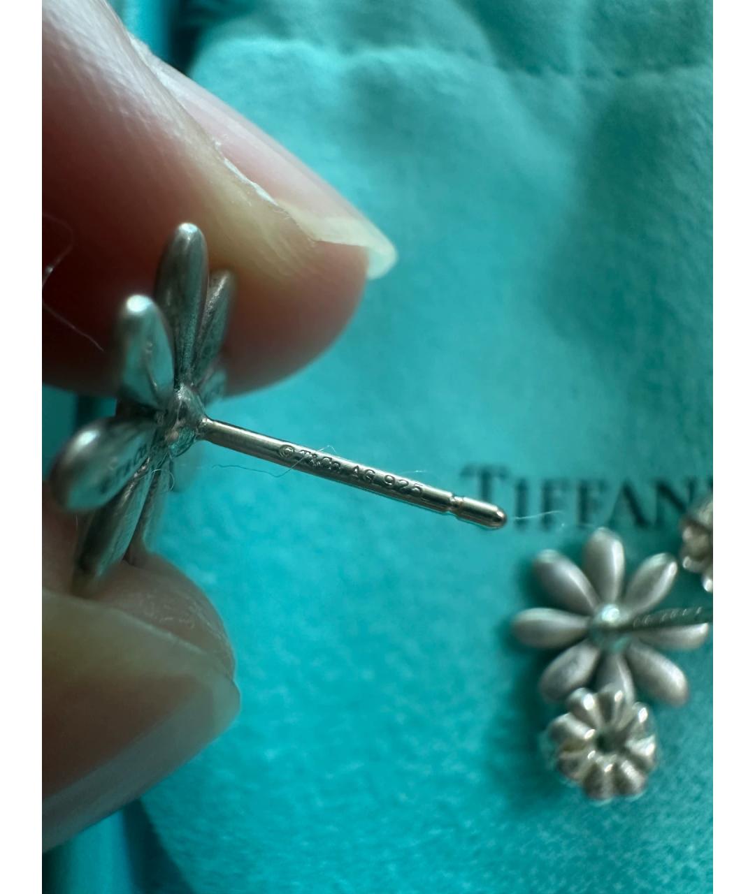 TIFFANY&CO Серебряные серебряные серьги, фото 5