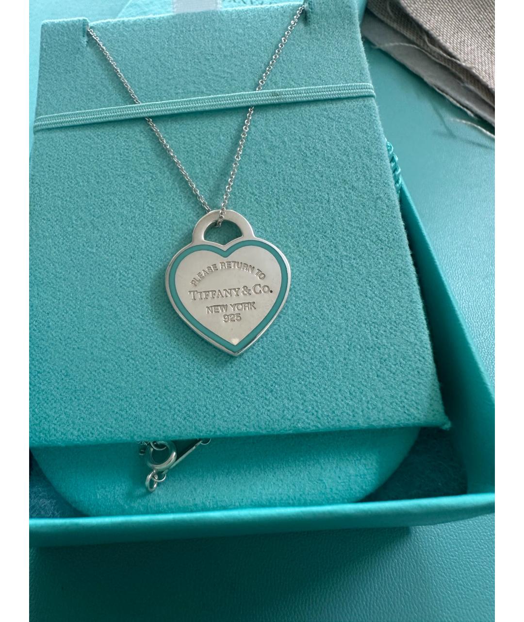 TIFFANY&CO Серебряное серебряное колье, фото 7