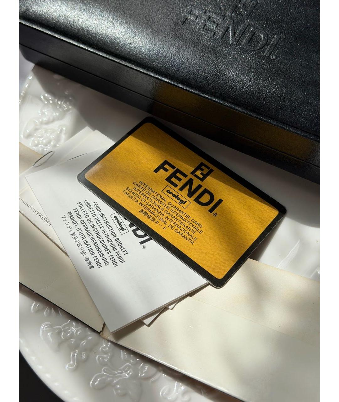 FENDI Золотые стальные часы, фото 8
