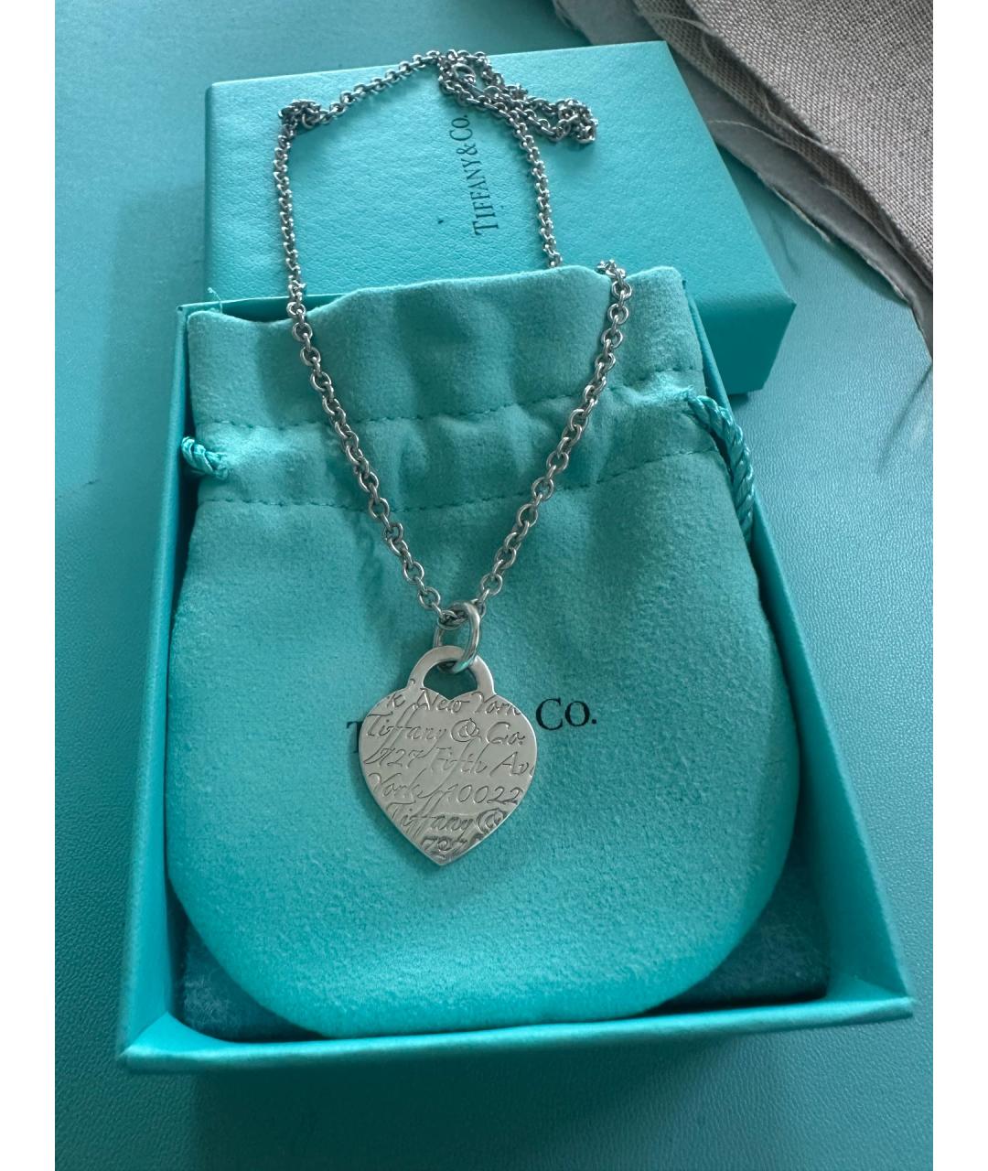 TIFFANY&CO Серебряное серебряное колье, фото 6
