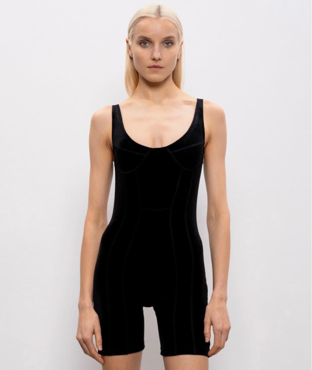VETEMENTS Черный полиэстеровый комбинезон, фото 3