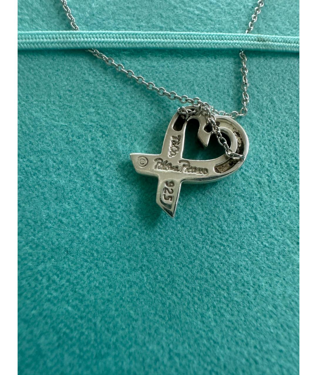 TIFFANY&CO Серебряное серебряное колье, фото 3