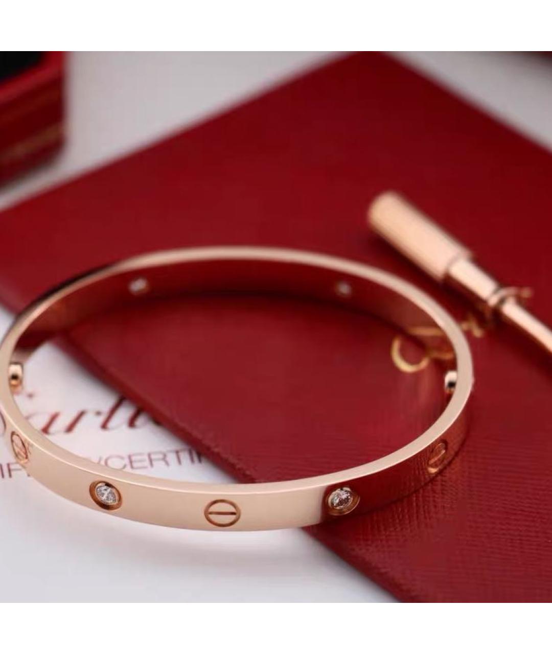 CARTIER Золотой браслет из розового золота, фото 3