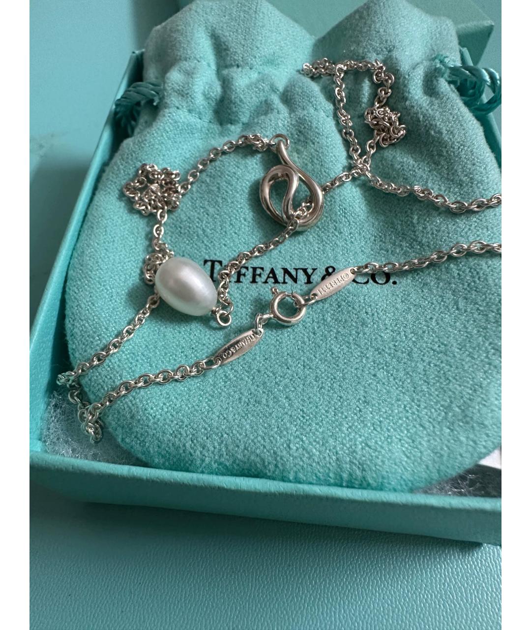 TIFFANY&CO Белое серебряное колье, фото 3