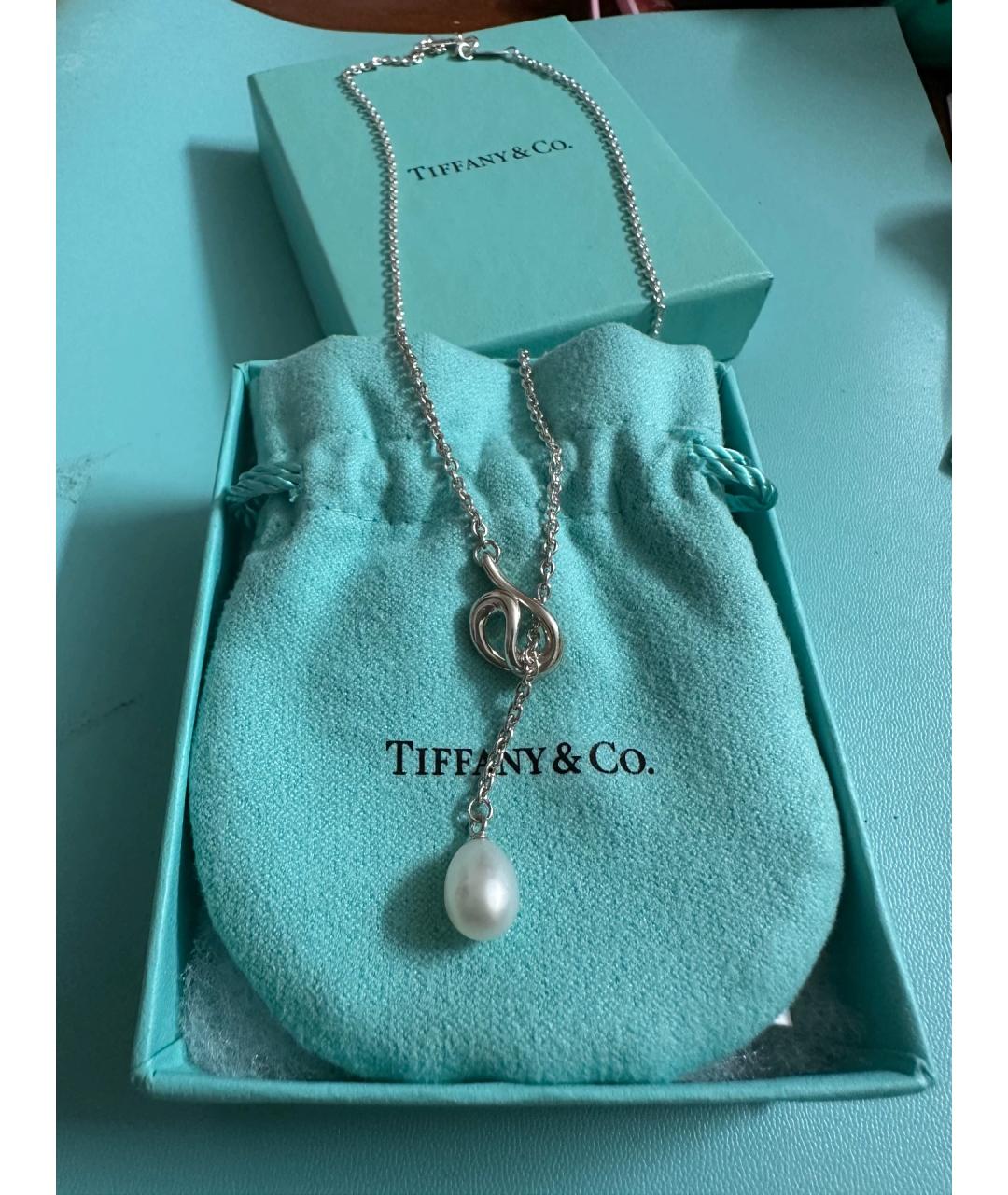 TIFFANY&CO Белое серебряное колье, фото 5