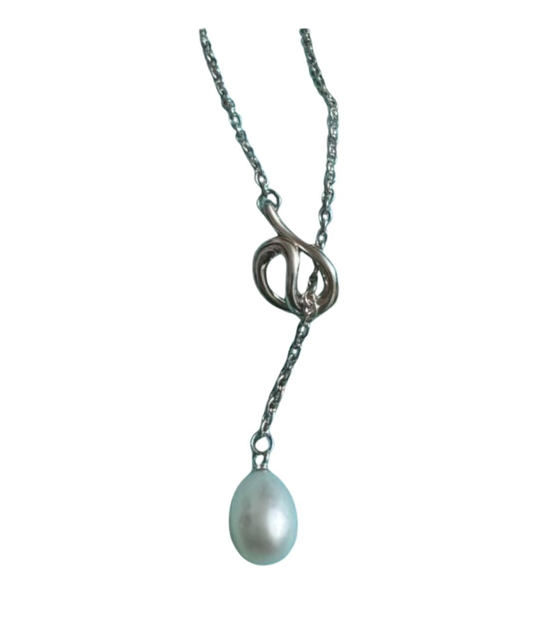 TIFFANY&CO Белое серебряное колье, фото 1