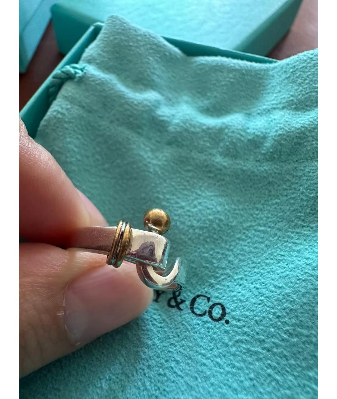 TIFFANY&CO Золотое серебряное кольцо, фото 2