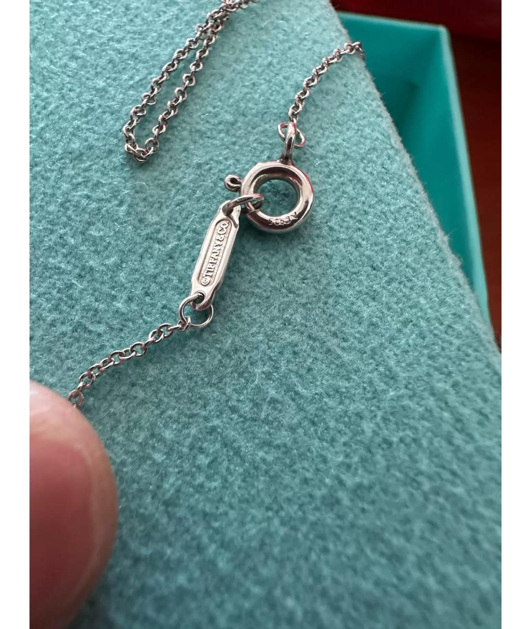 TIFFANY&CO Синее серебряное колье, фото 4