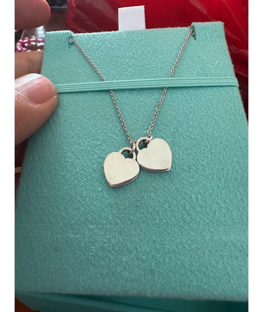 TIFFANY&CO Синее серебряное колье, фото 2