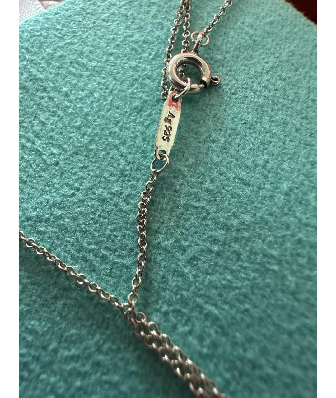 TIFFANY&CO Синее серебряное колье, фото 3