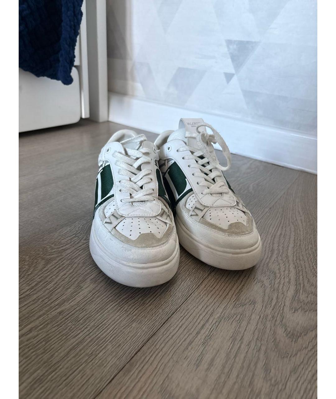 VALENTINO Белые кожаные кеды, фото 2