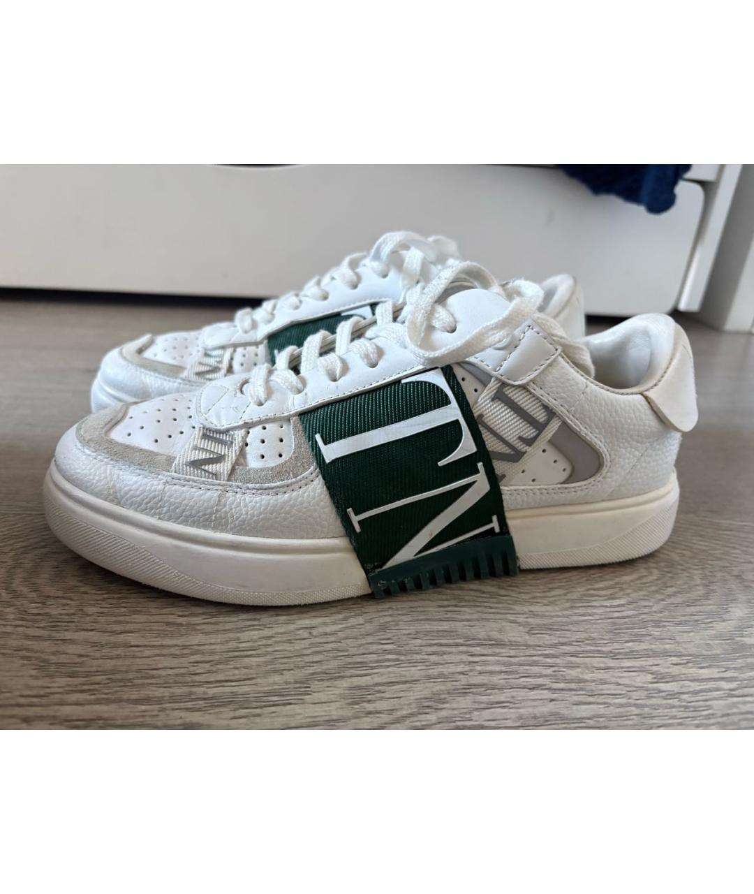 VALENTINO Белые кожаные кеды, фото 6