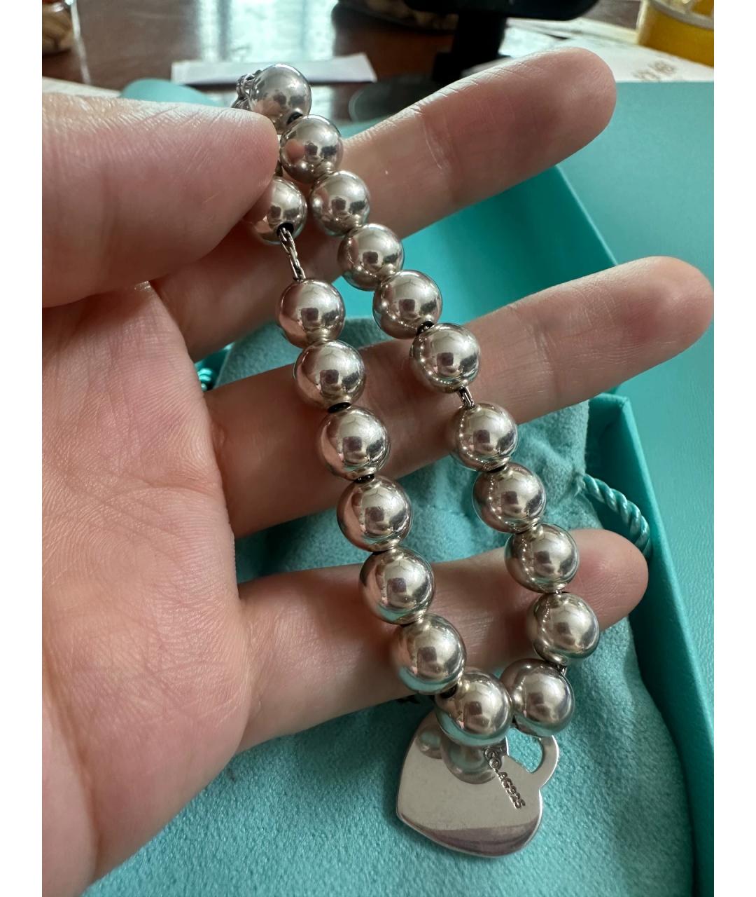 TIFFANY&CO Серебряный серебряный браслет, фото 5