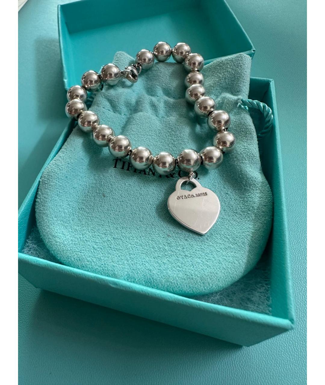 TIFFANY&CO Серебряный серебряный браслет, фото 2