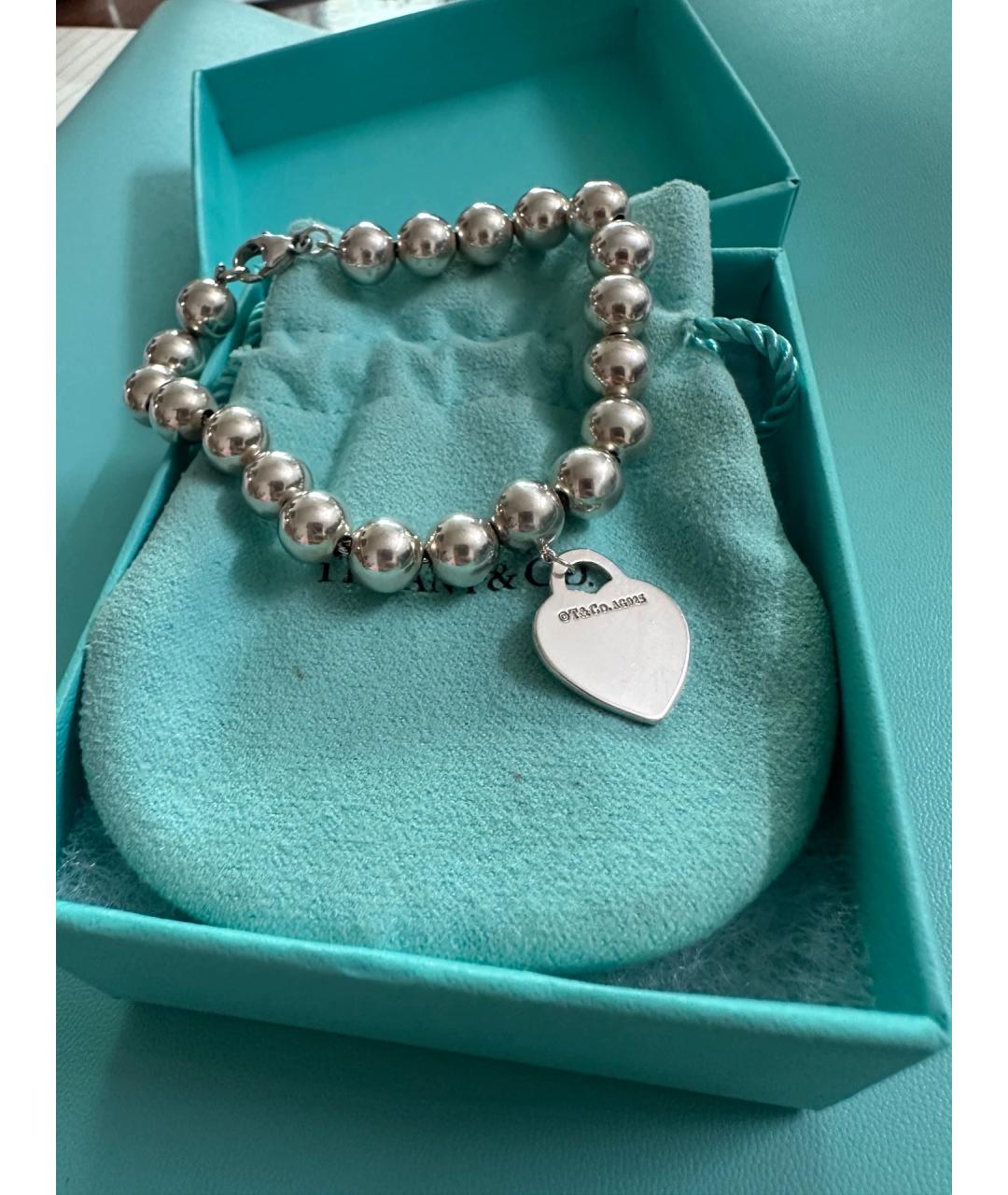 TIFFANY&CO Серебряный серебряный браслет, фото 3