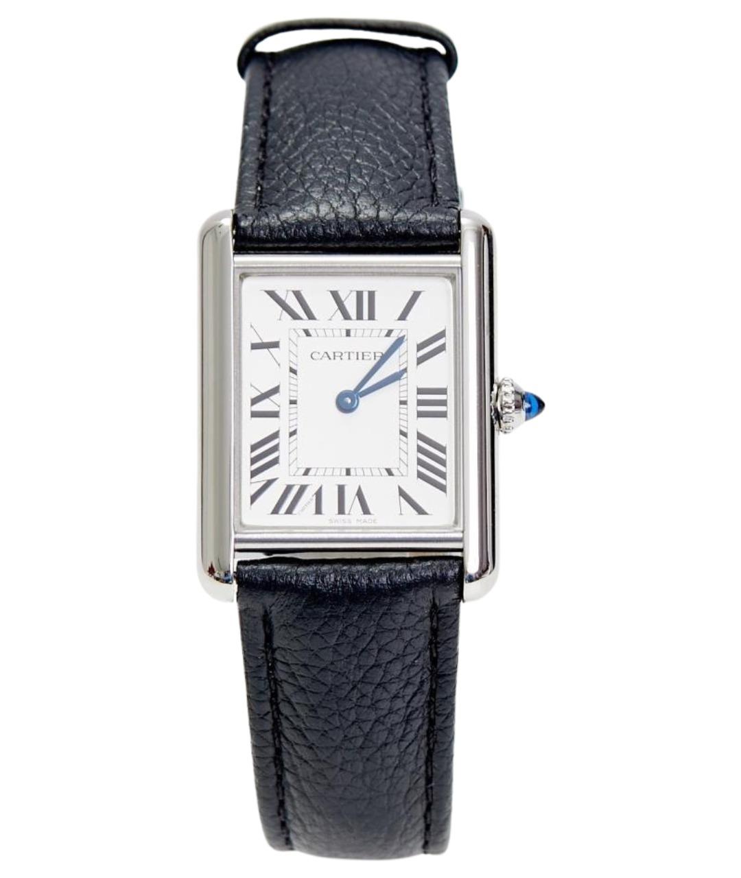 CARTIER Серебряные стальные часы, фото 1