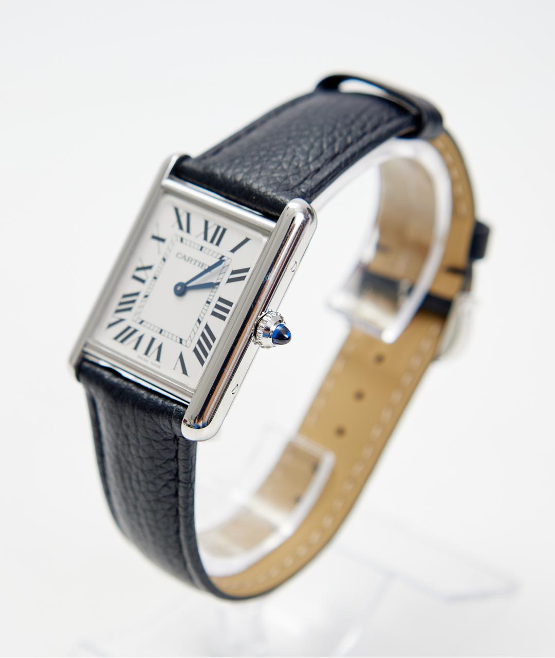 CARTIER Серебряные стальные часы, фото 4