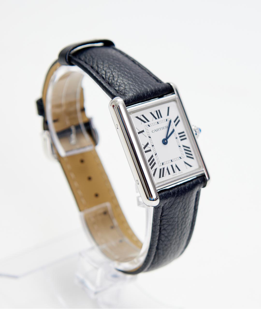 CARTIER Серебряные стальные часы, фото 3
