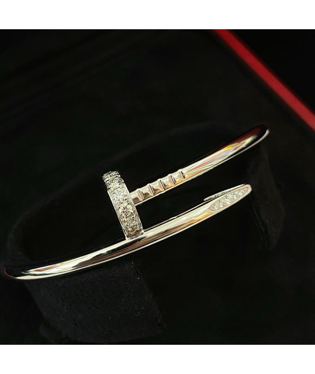 CARTIER Серебряный браслет из белого золота, фото 3