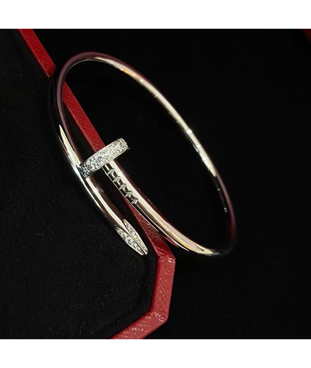 CARTIER Серебряный браслет из белого золота, фото 4