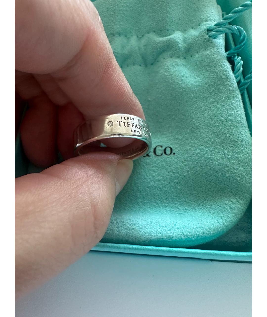 TIFFANY&CO Серебряное серебряное кольцо, фото 5