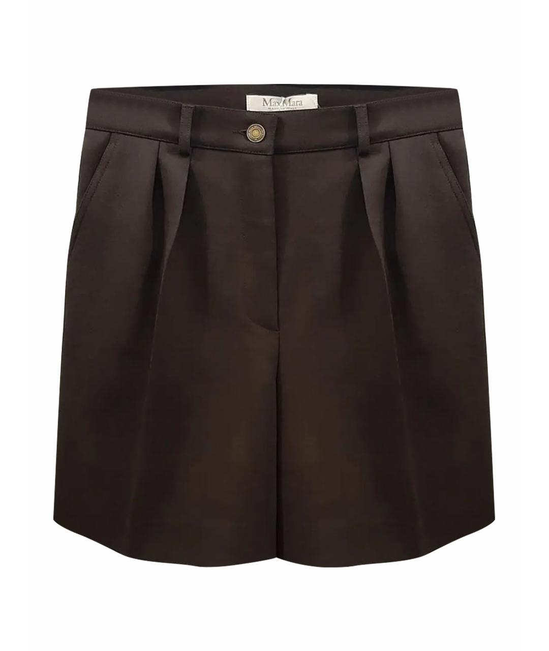MAX MARA Коричневые шорты, фото 1
