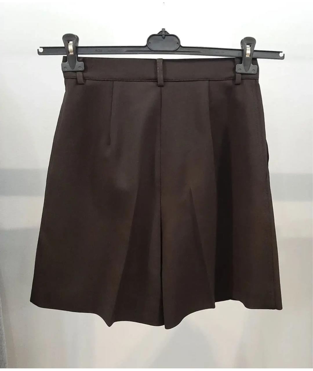 MAX MARA Коричневые шорты, фото 2