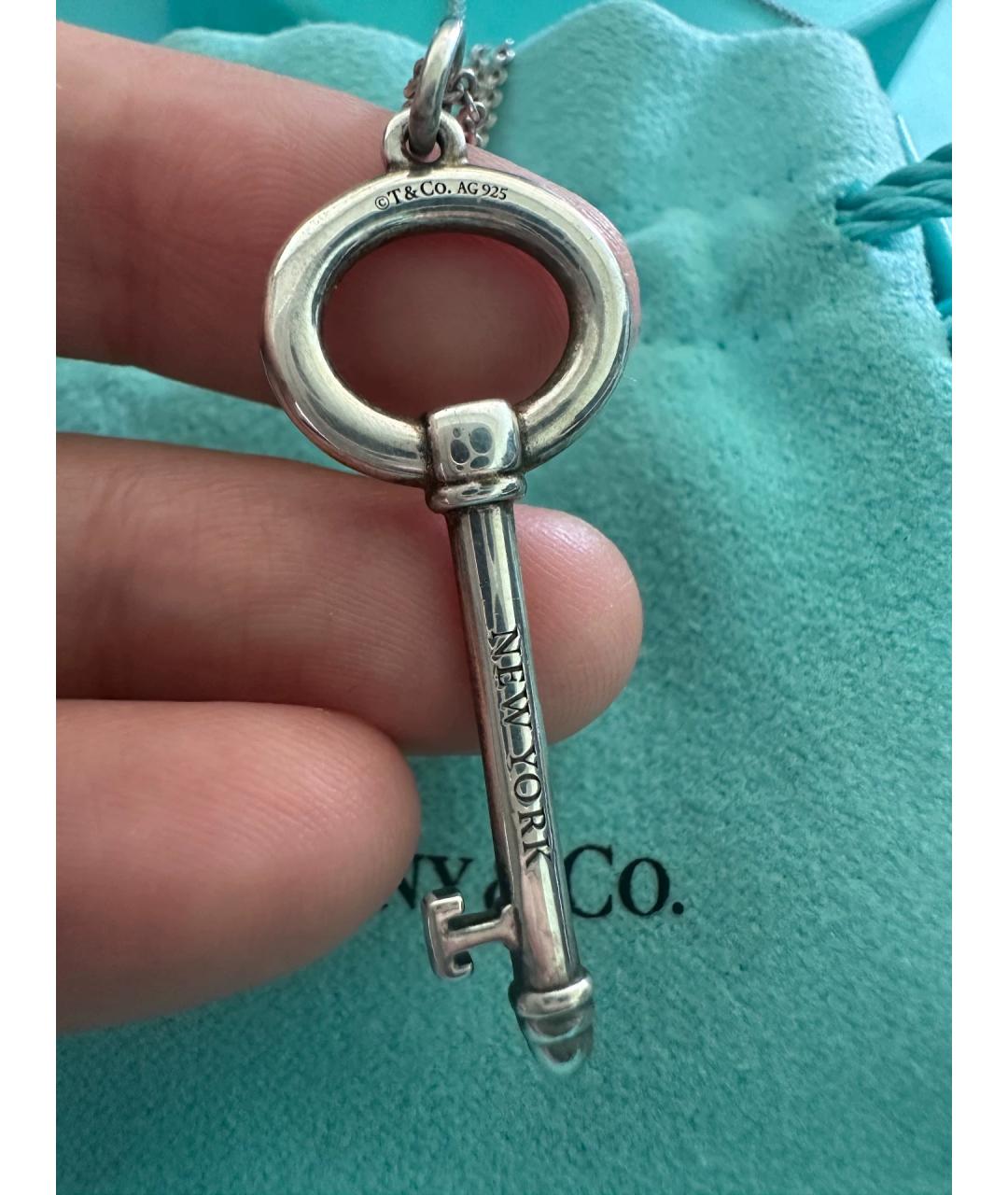 TIFFANY&CO Серебряное серебряное колье, фото 3