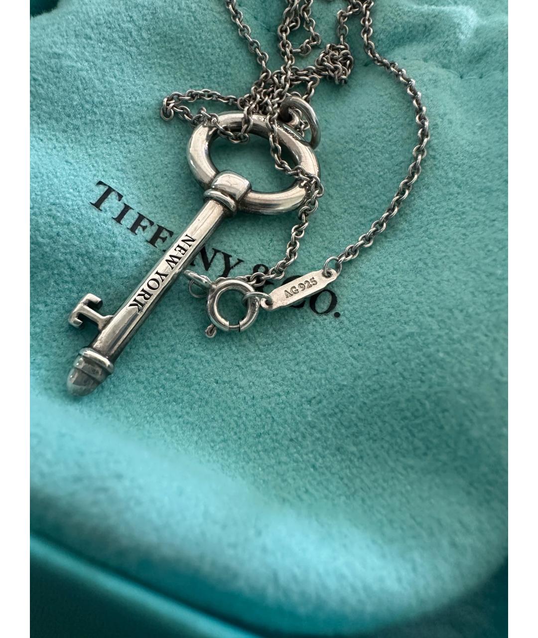 TIFFANY&CO Серебряное серебряное колье, фото 4