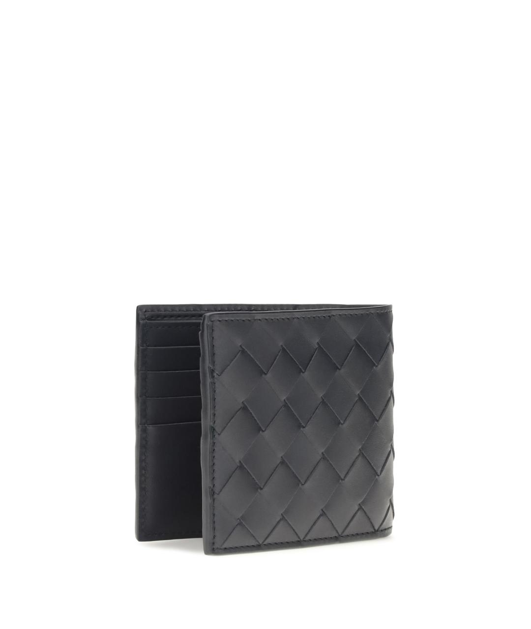 BOTTEGA VENETA Серый кожаный кошелек, фото 2