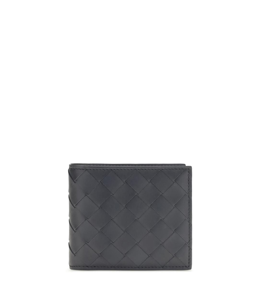 BOTTEGA VENETA Серый кожаный кошелек, фото 1