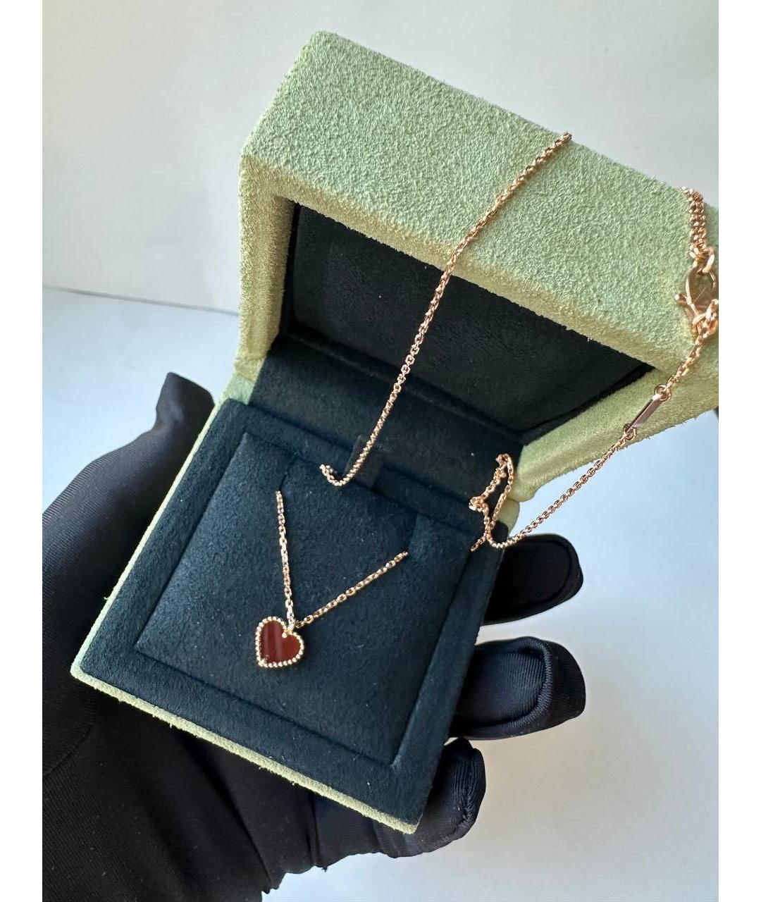 VAN CLEEF & ARPELS Красное колье из розового золота, фото 4