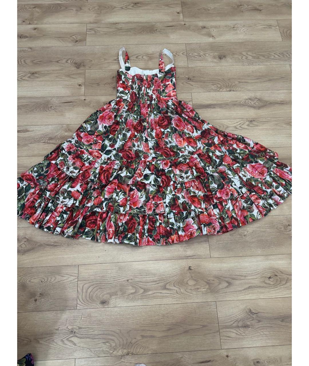 DOLCE&GABBANA Мульти хлопковый сарафан, фото 2