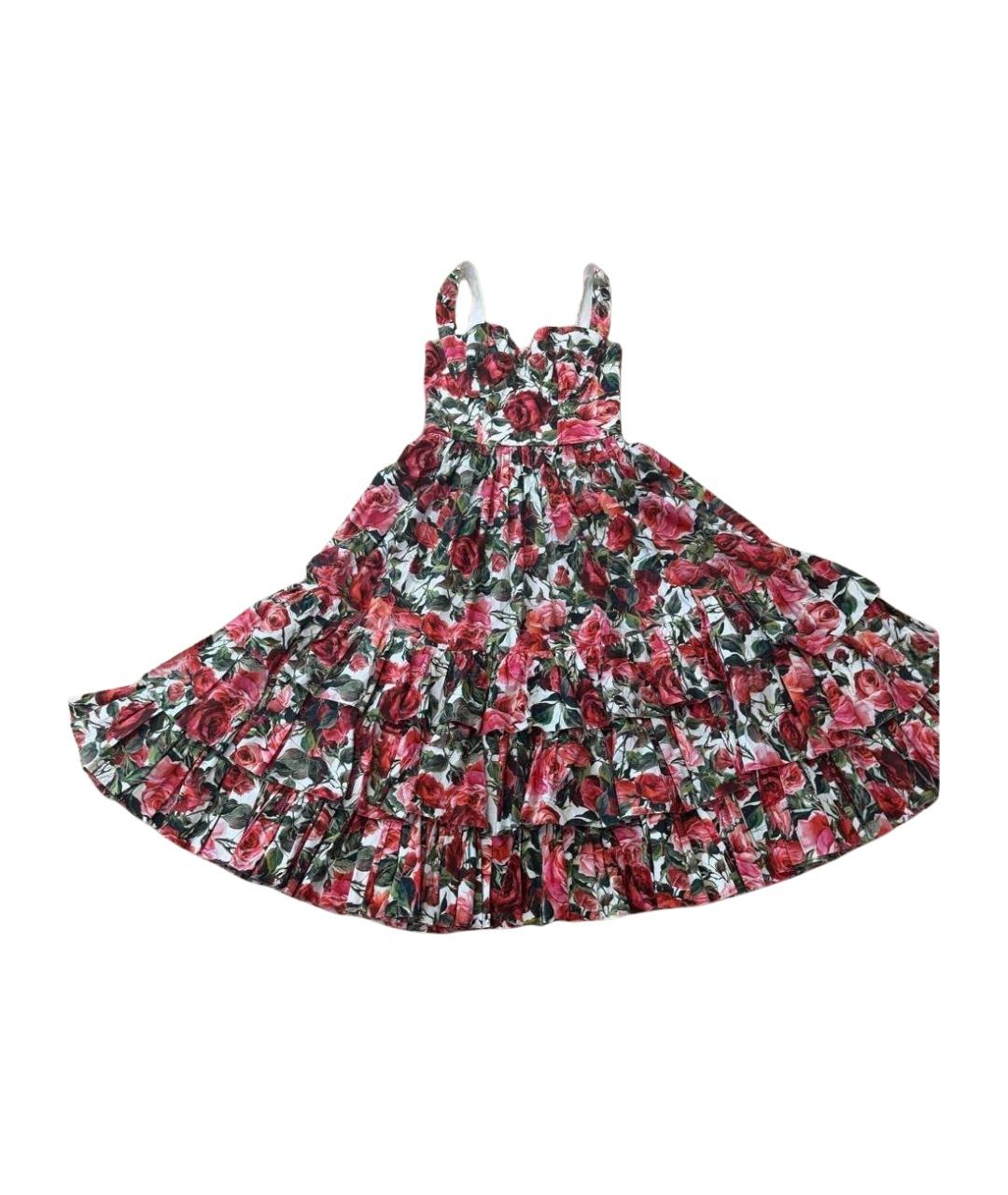 DOLCE&GABBANA Мульти хлопковый сарафан, фото 1
