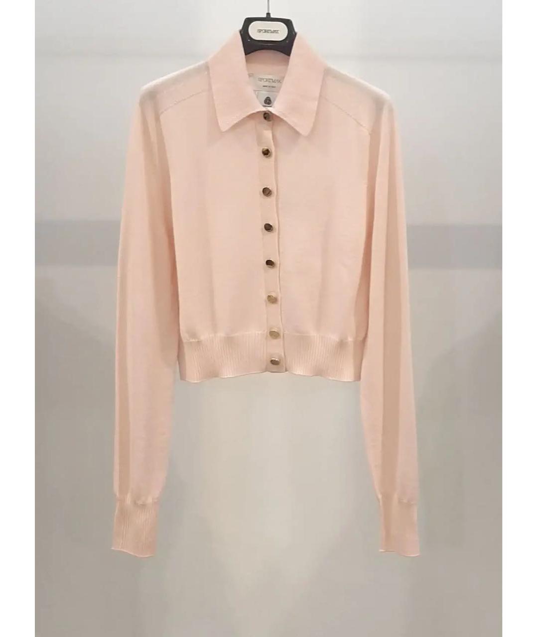 SPORTMAX Розовый кардиган, фото 2