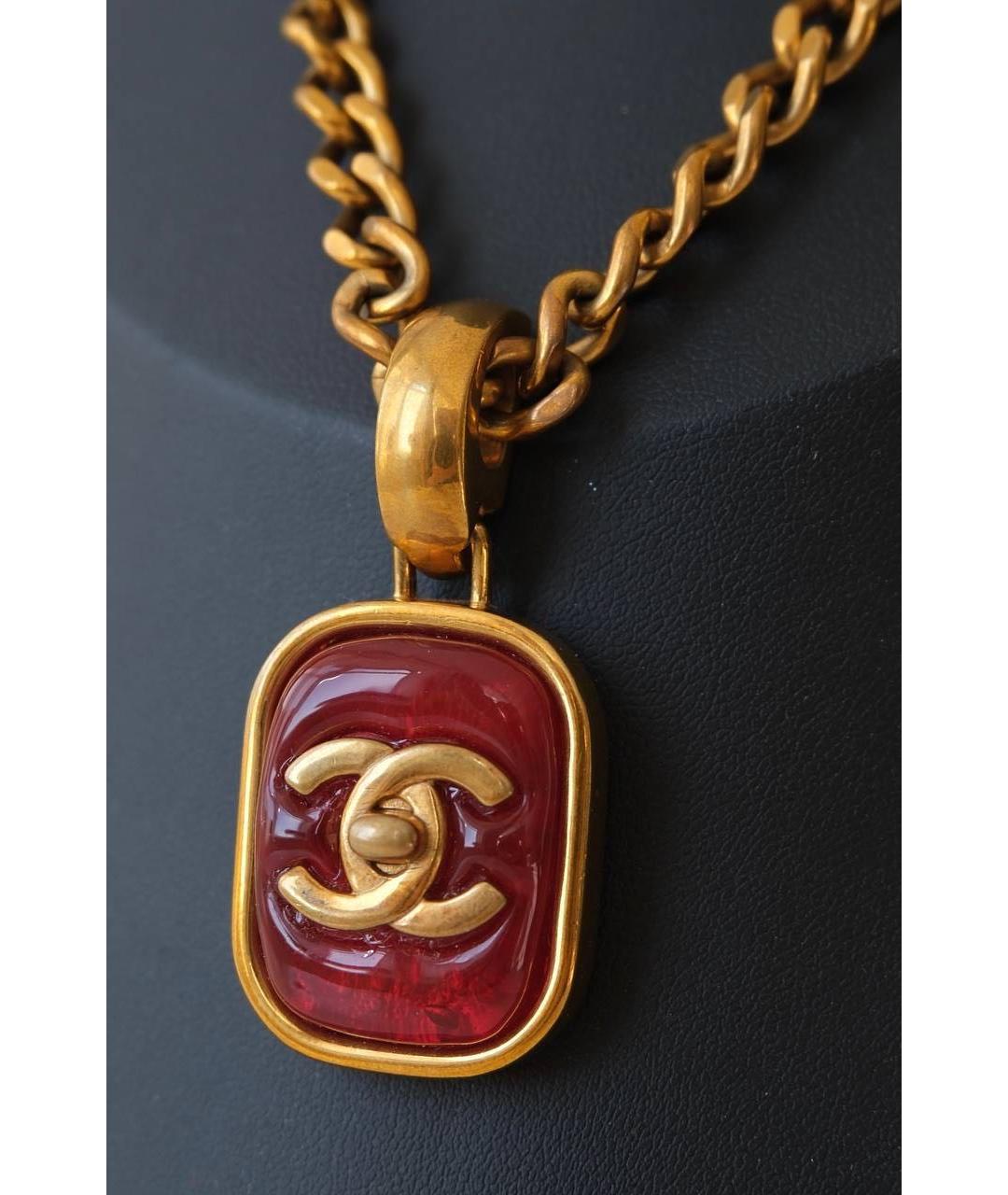 CHANEL Золотое позолоченное колье, фото 2