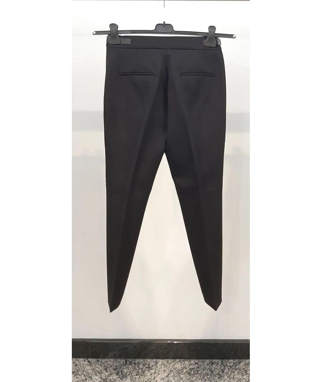 MAX MARA Черные прямые брюки, фото 2