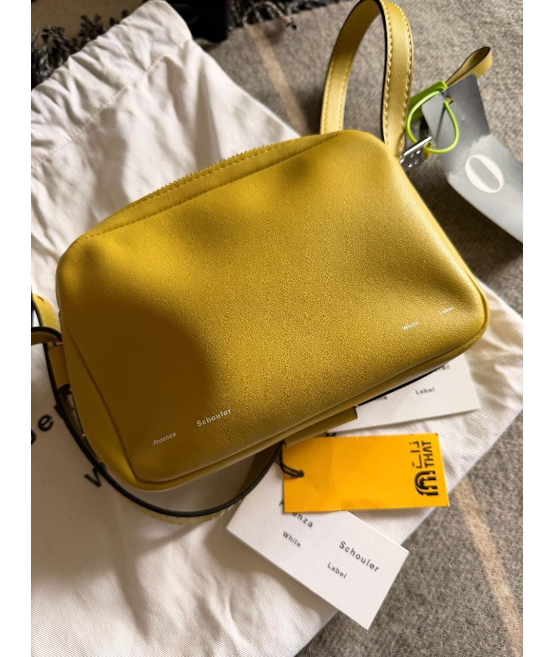 PROENZA SCHOULER Зеленая кожаная сумка через плечо, фото 2