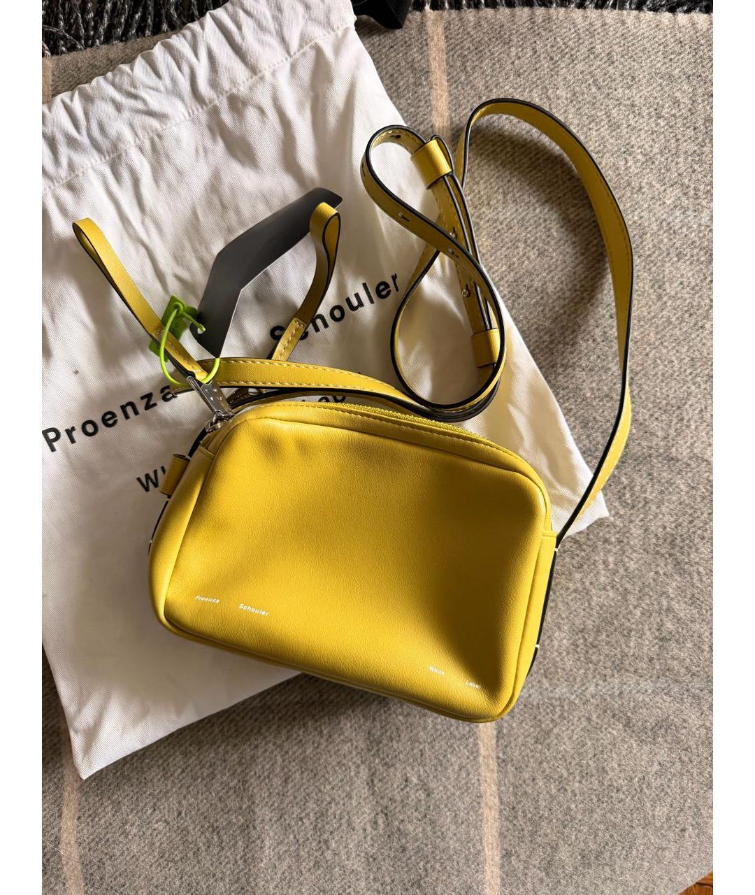 PROENZA SCHOULER Зеленая кожаная сумка через плечо, фото 5