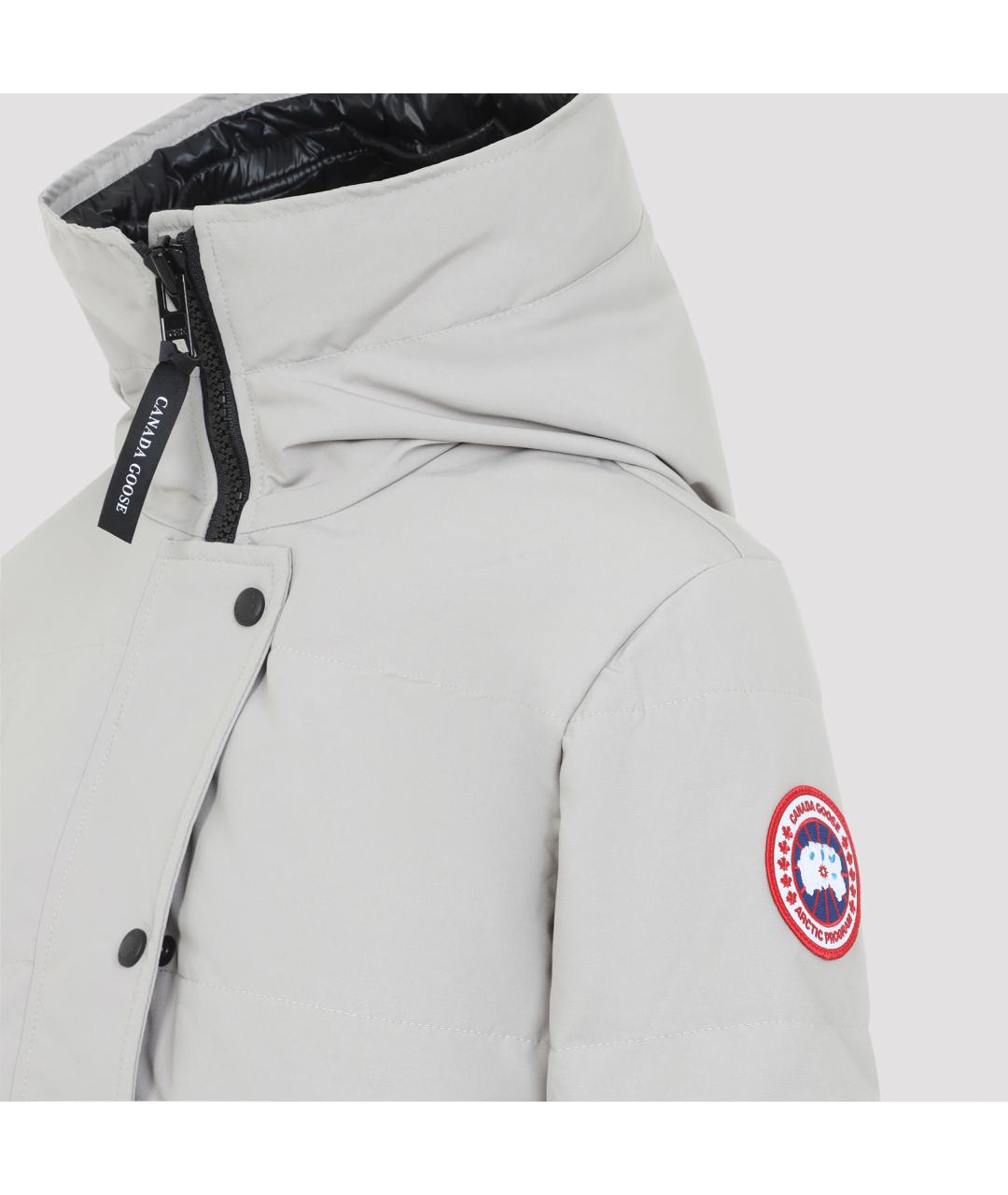 CANADA GOOSE Серая полиэстеровая парка, фото 3