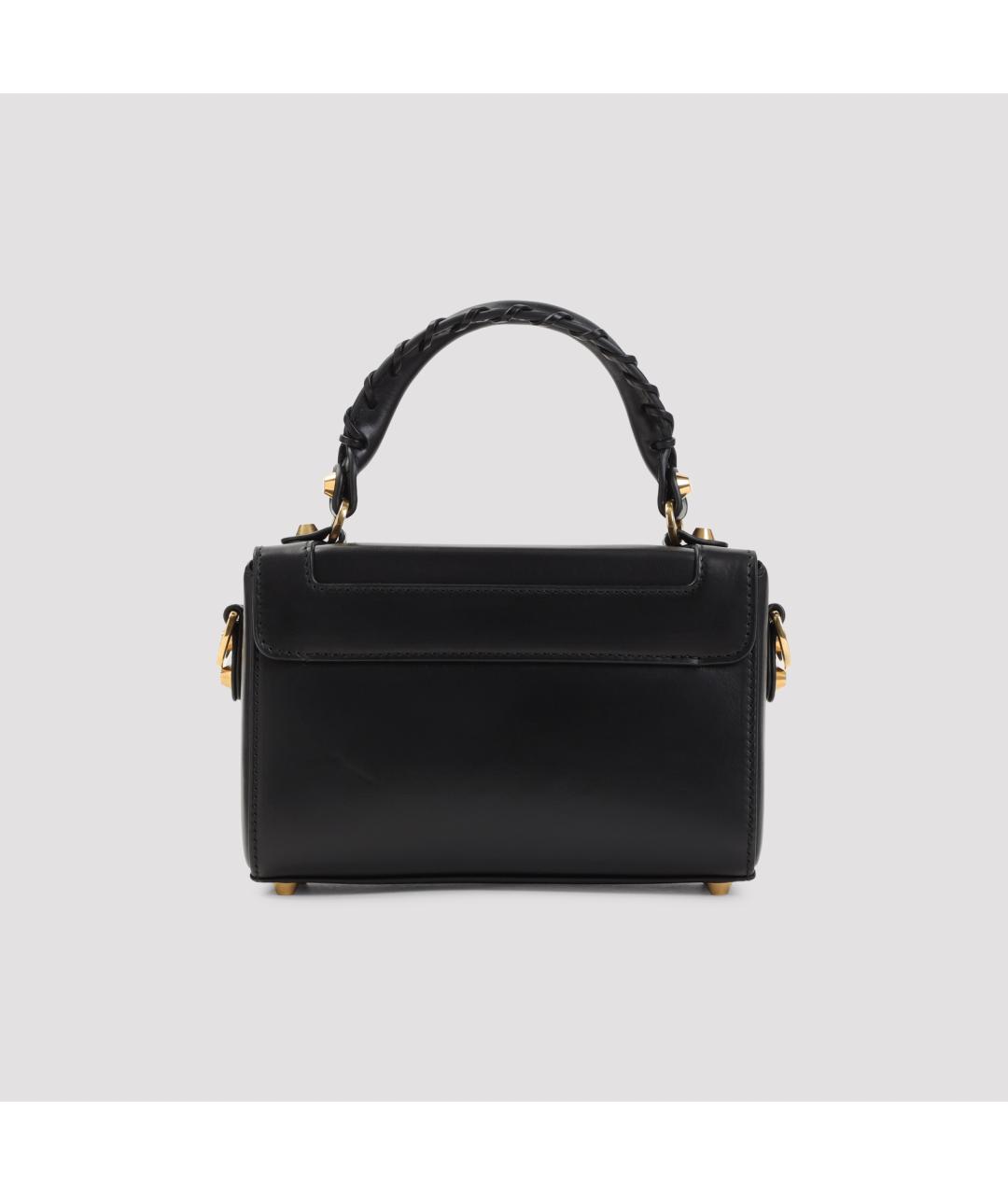 BALENCIAGA Черная кожаная сумка с короткими ручками, фото 2
