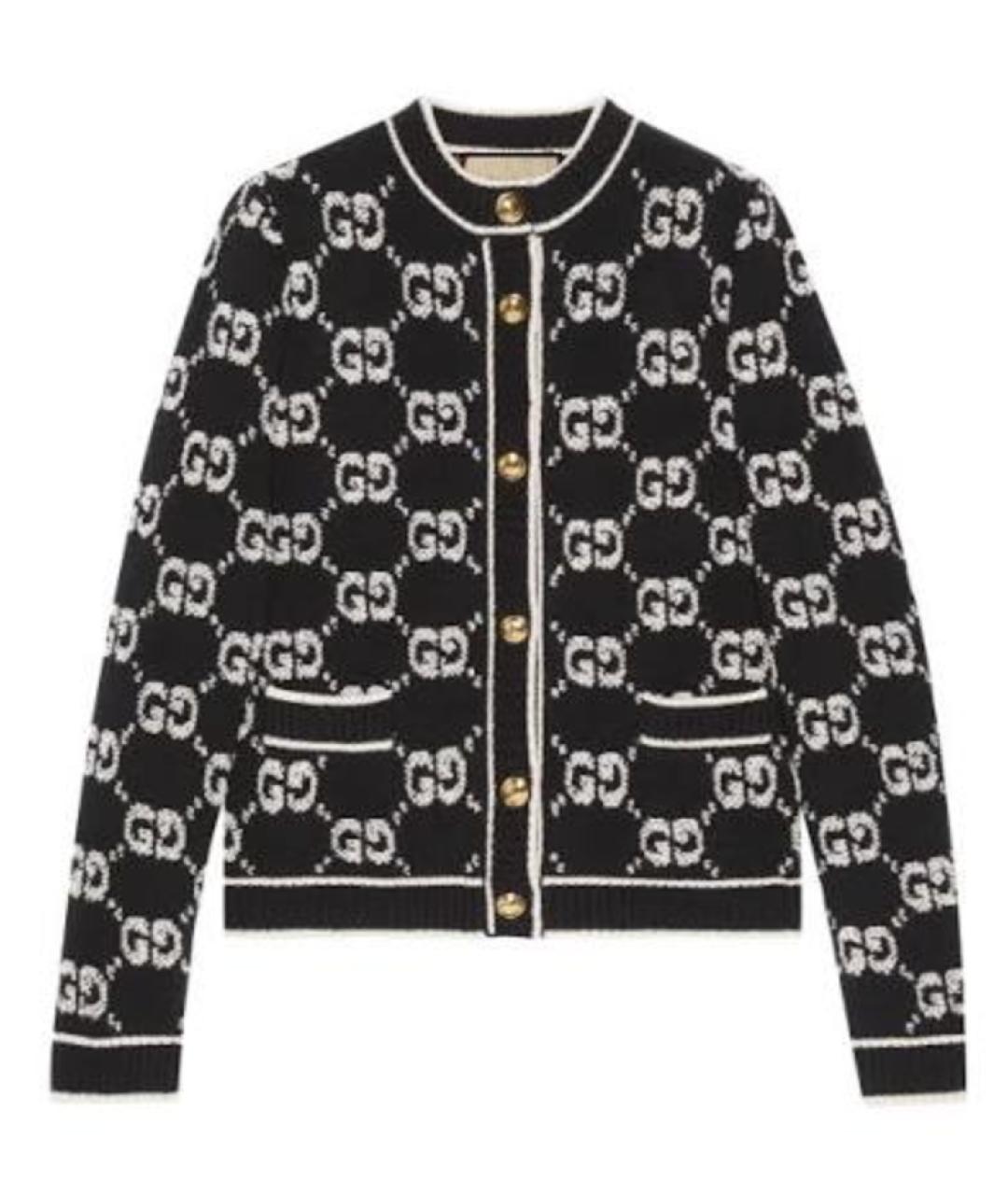 GUCCI Черный шерстяной костюм с юбками, фото 3