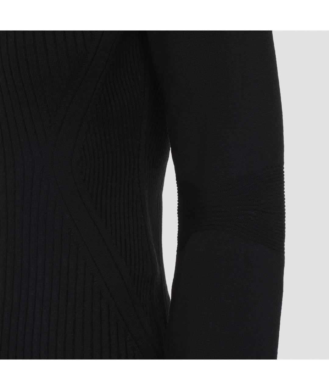 MONCLER GRENOBLE Черный шерстяной джемпер / свитер, фото 5