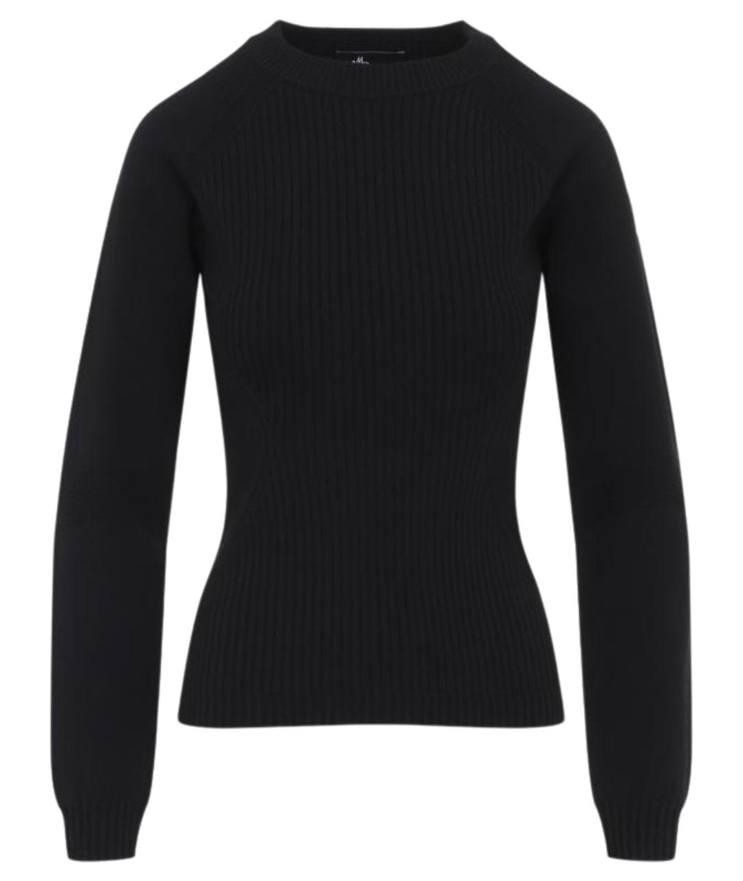 MONCLER GRENOBLE Черный шерстяной джемпер / свитер, фото 1