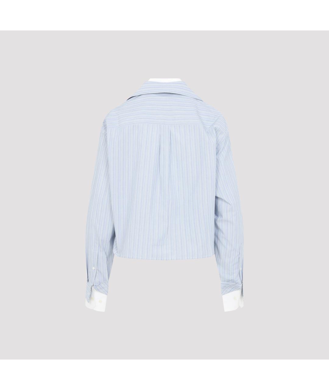 ACNE STUDIOS Синяя хлопковая рубашка, фото 4