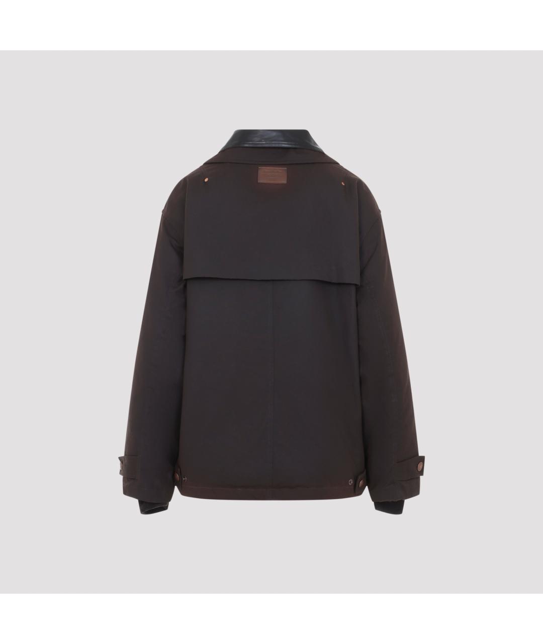 ACNE STUDIOS Коричневая хлопковая куртка, фото 2